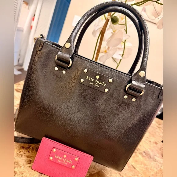 Kate Spade Wellesley Quinn
 Satchel with Pink Card Holder - Picture 5 of 17